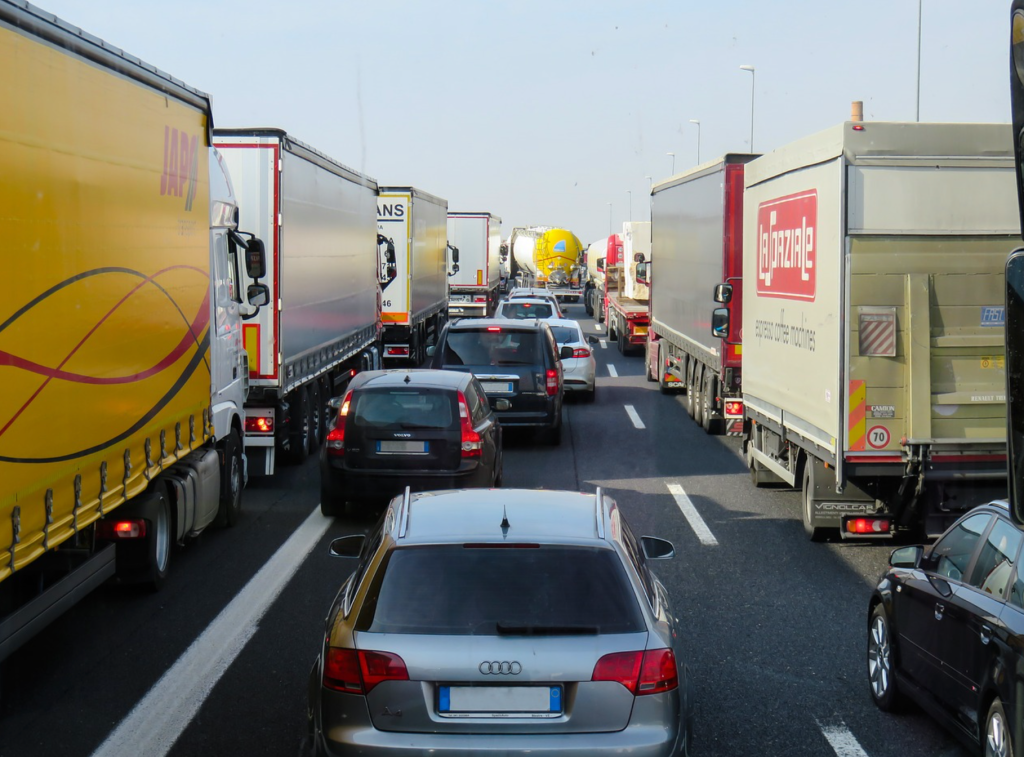 Freeway accident